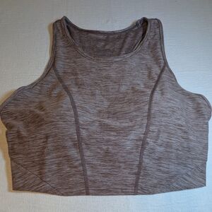 All in Motion Brown Crop Top